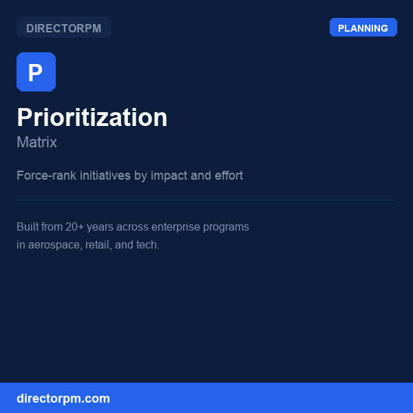 Prioritization matrix thumbnail