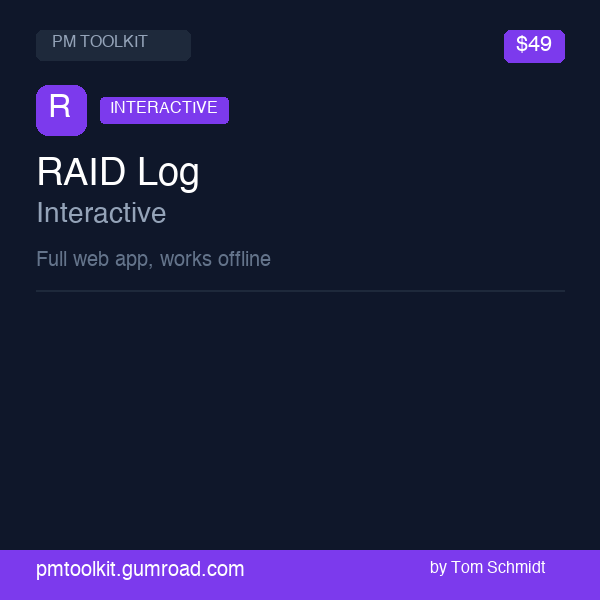 RAID Log interactive thumbnail
