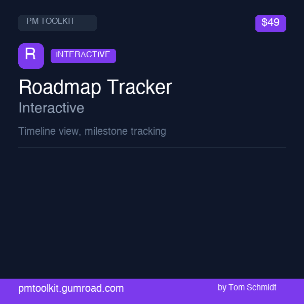 Roadmap Tracker interactive thumbnail